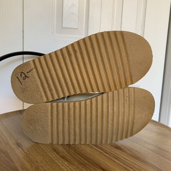 Classic Tall Beige Water-resistant Suede Boots US 7 Women SheepsKin 13 In Tall - Picture 7 of 16